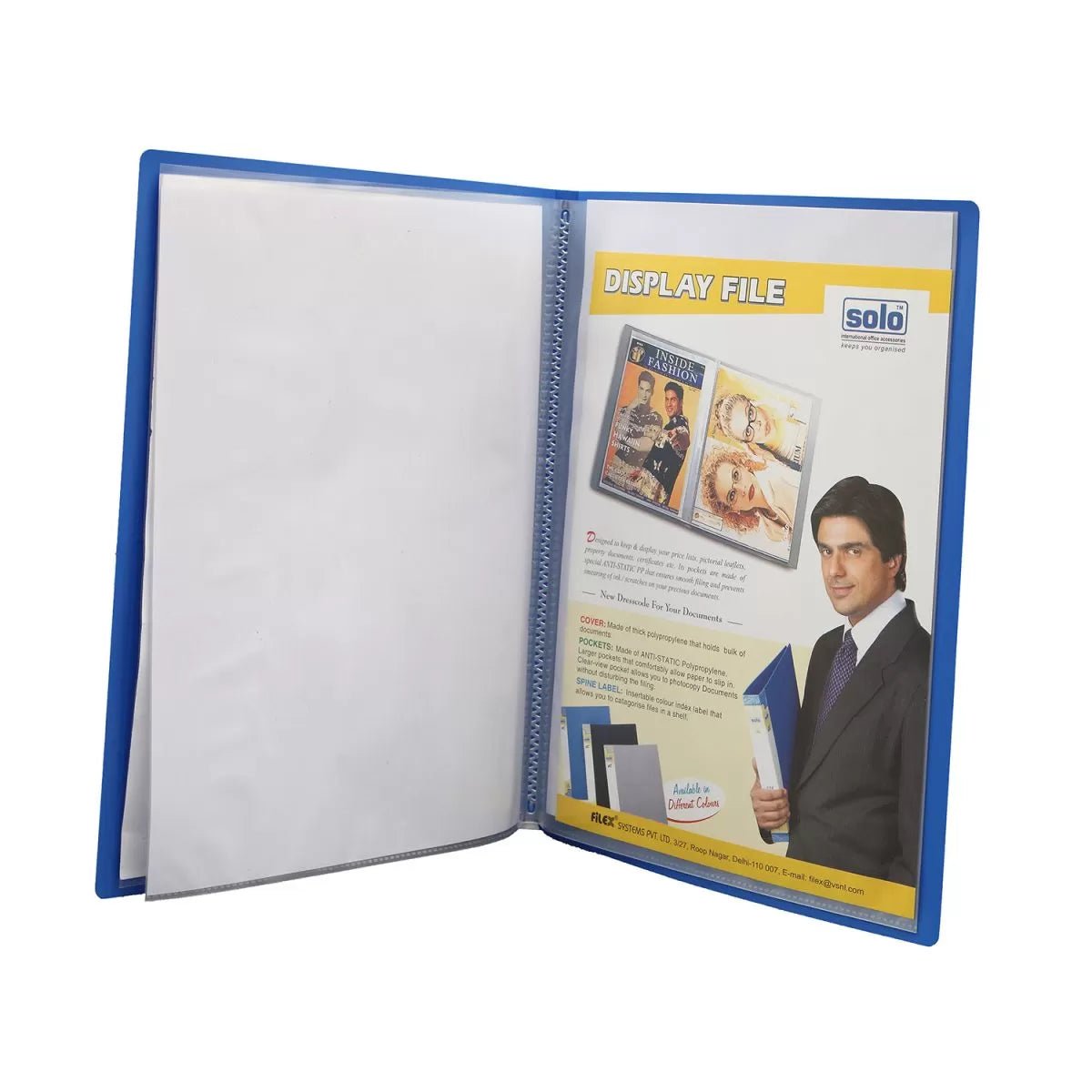 Display File - 10 Pockets - Filex Systems Pvt Ltd