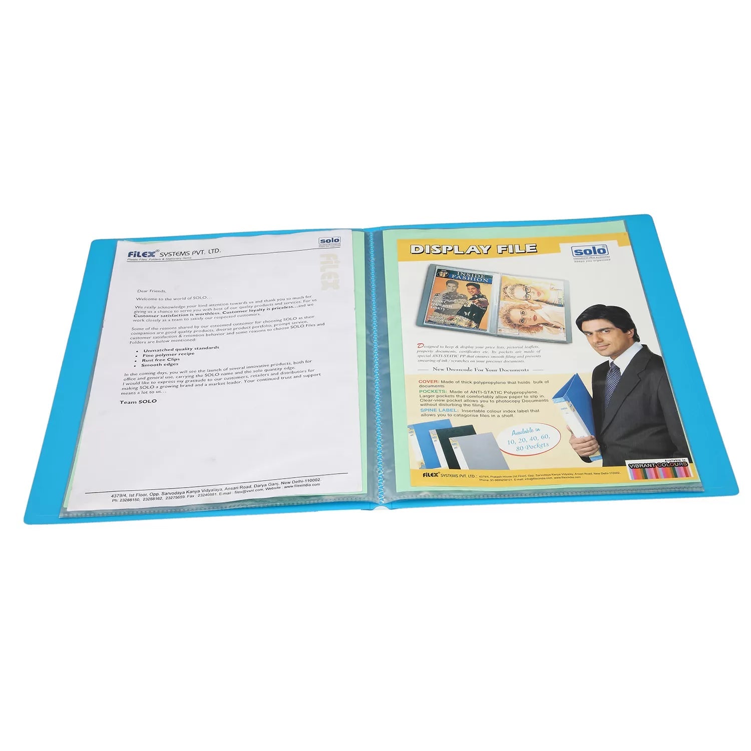 Display File – 20 Pockets - Filex Systems Pvt Ltd