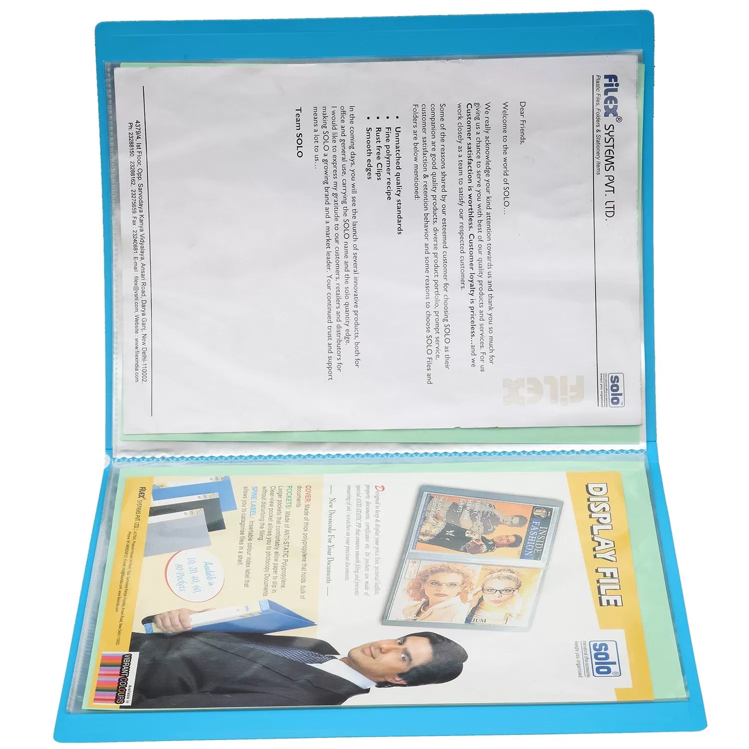 Display File – 20 Pockets - Filex Systems Pvt Ltd