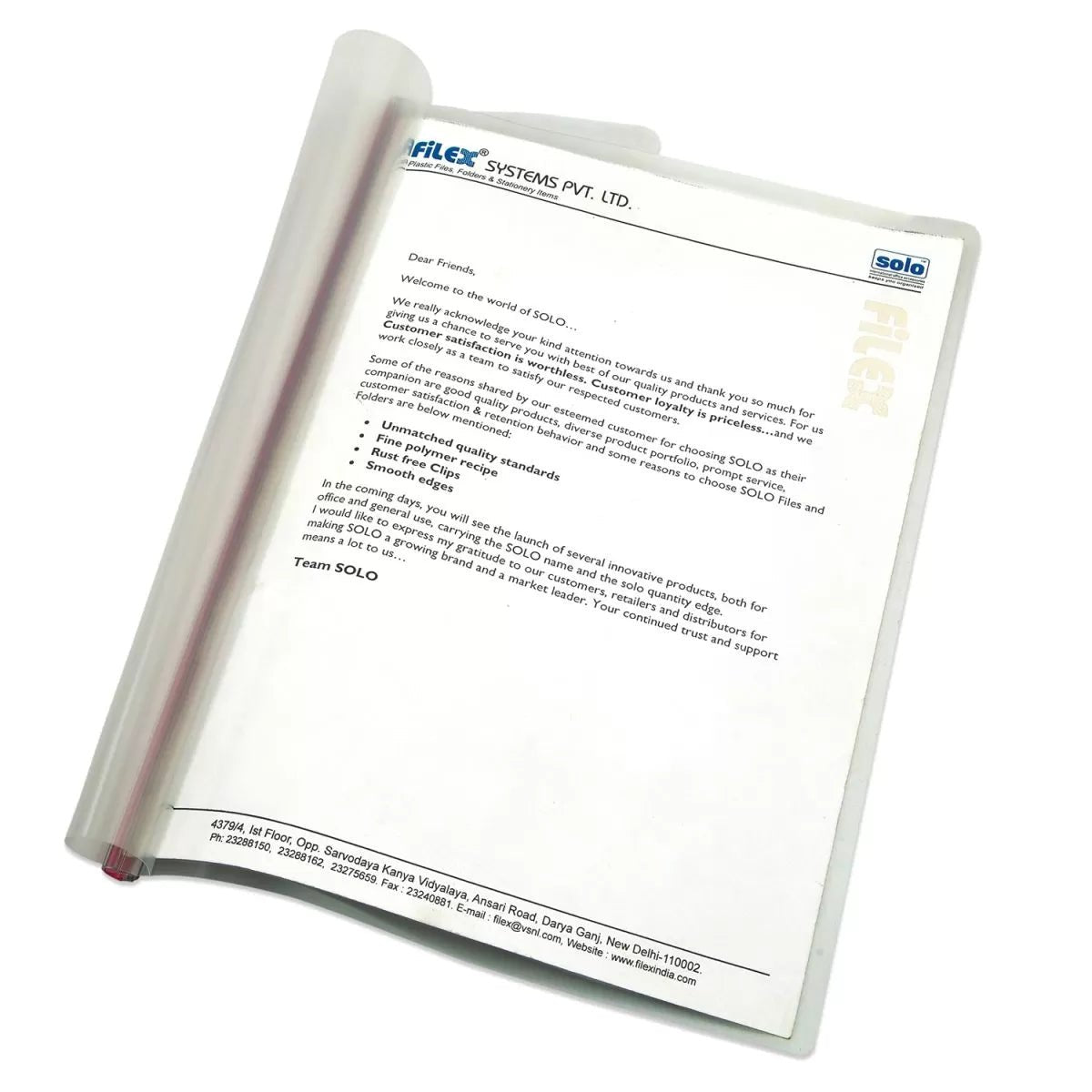 Griptec Channel File – A4 (RC003), Pack of 10 - Filex Systems Pvt Ltd