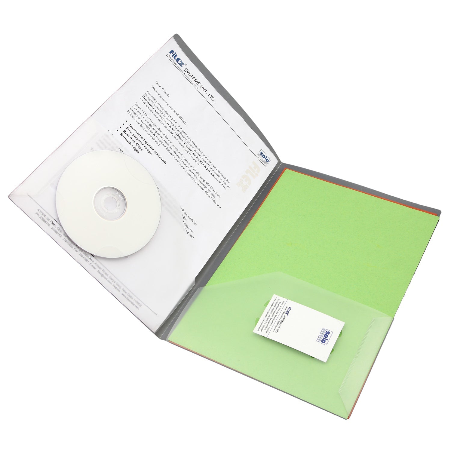 Presentation Folder – A4 (RC607), Pack of 10 - Filex Systems Pvt Ltd