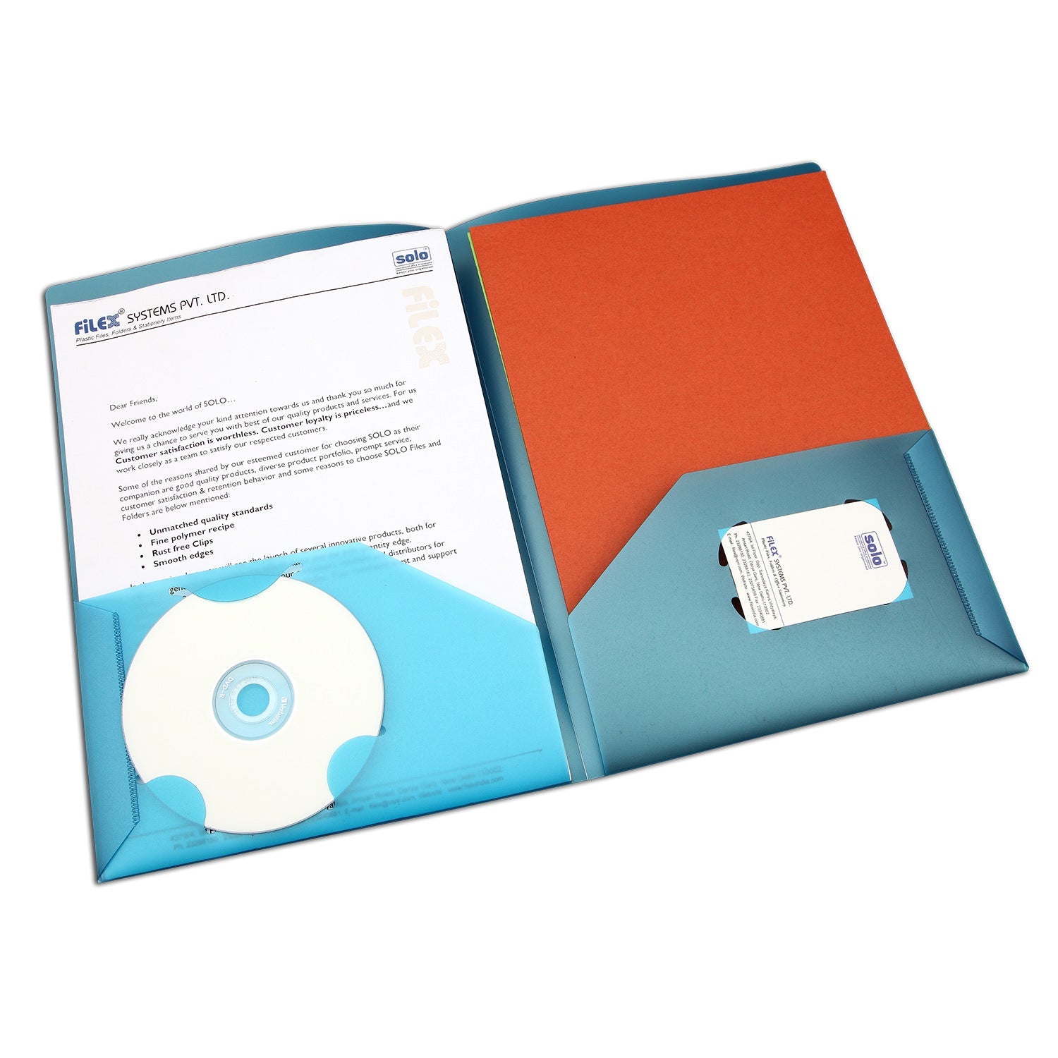 Presentation Folder – A4 (RC607), Pack of 10 - Filex Systems Pvt Ltd