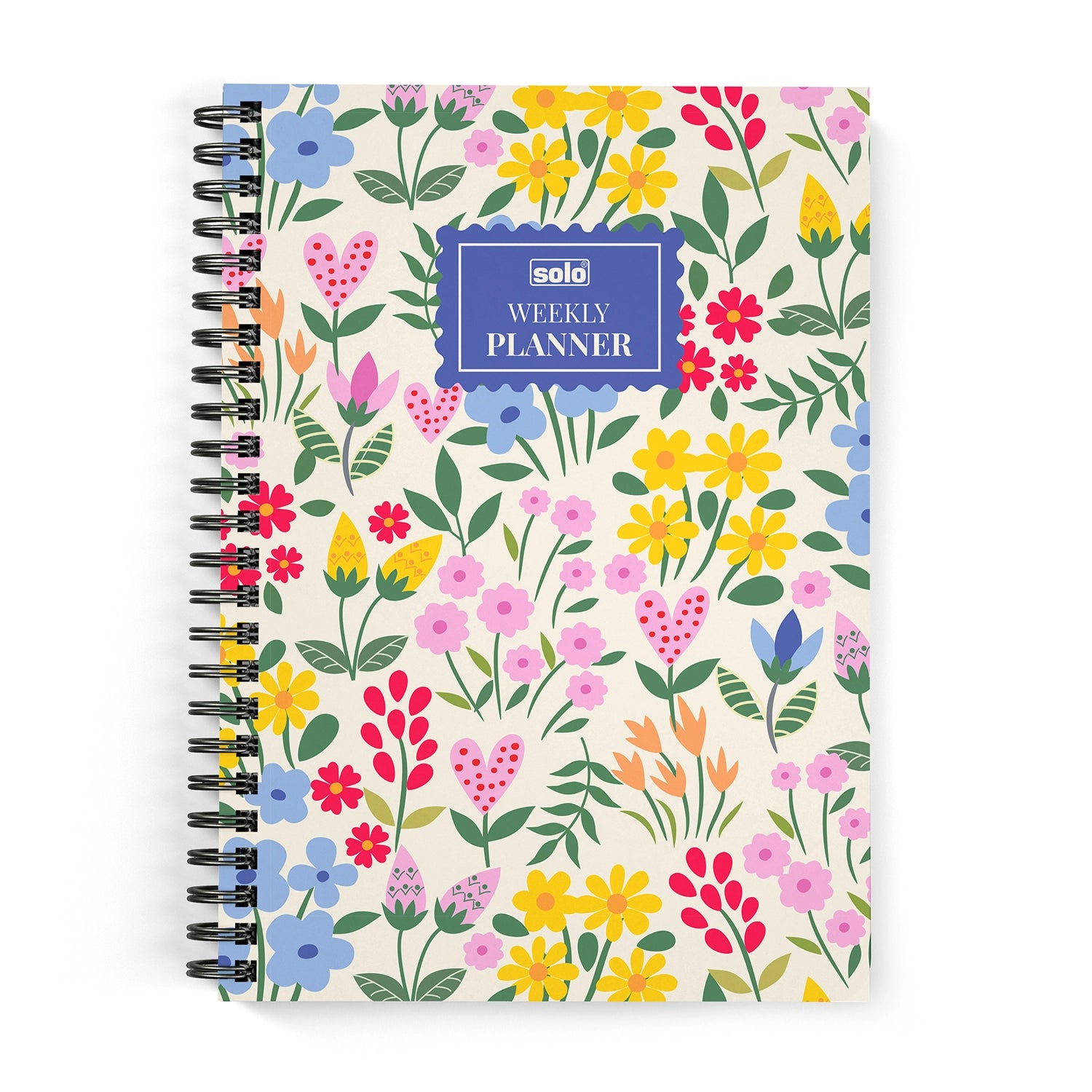 2025 Weekly Planner, Hard Bound Cover Journal for 53 Weeks Undated | A5 Size | Helps to Schedule Your Day, Manage To-Do List & Goals Tracker