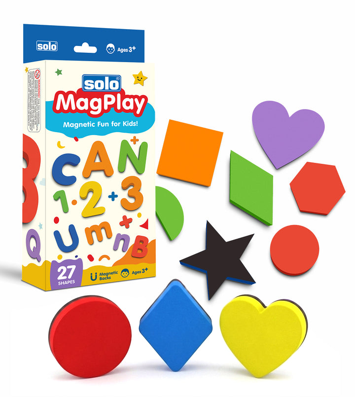 MagPlay Magnetic Shapes for Kids | 27 Shapes