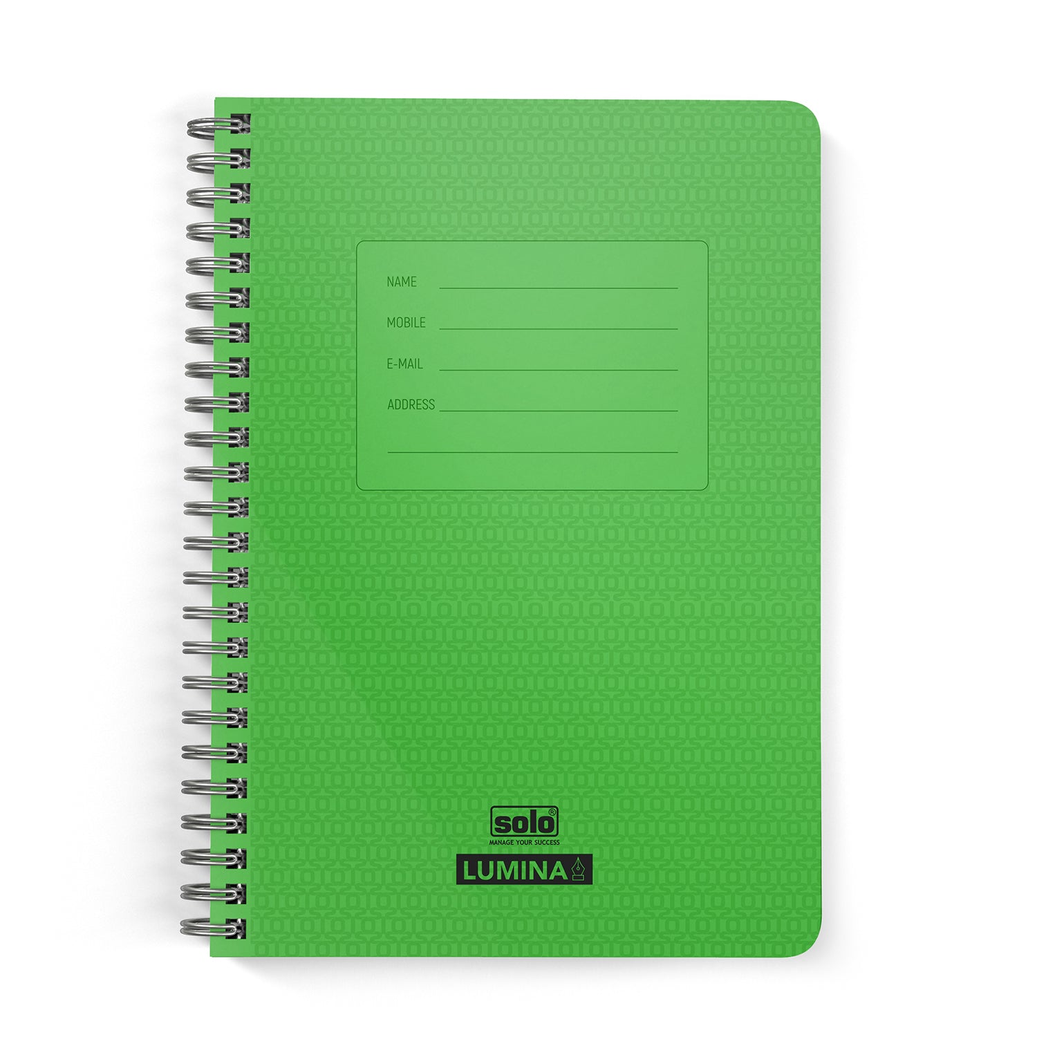 Premium Notebook - LUMINA | Transparent PP Cover | 140 Pages, (NA578)