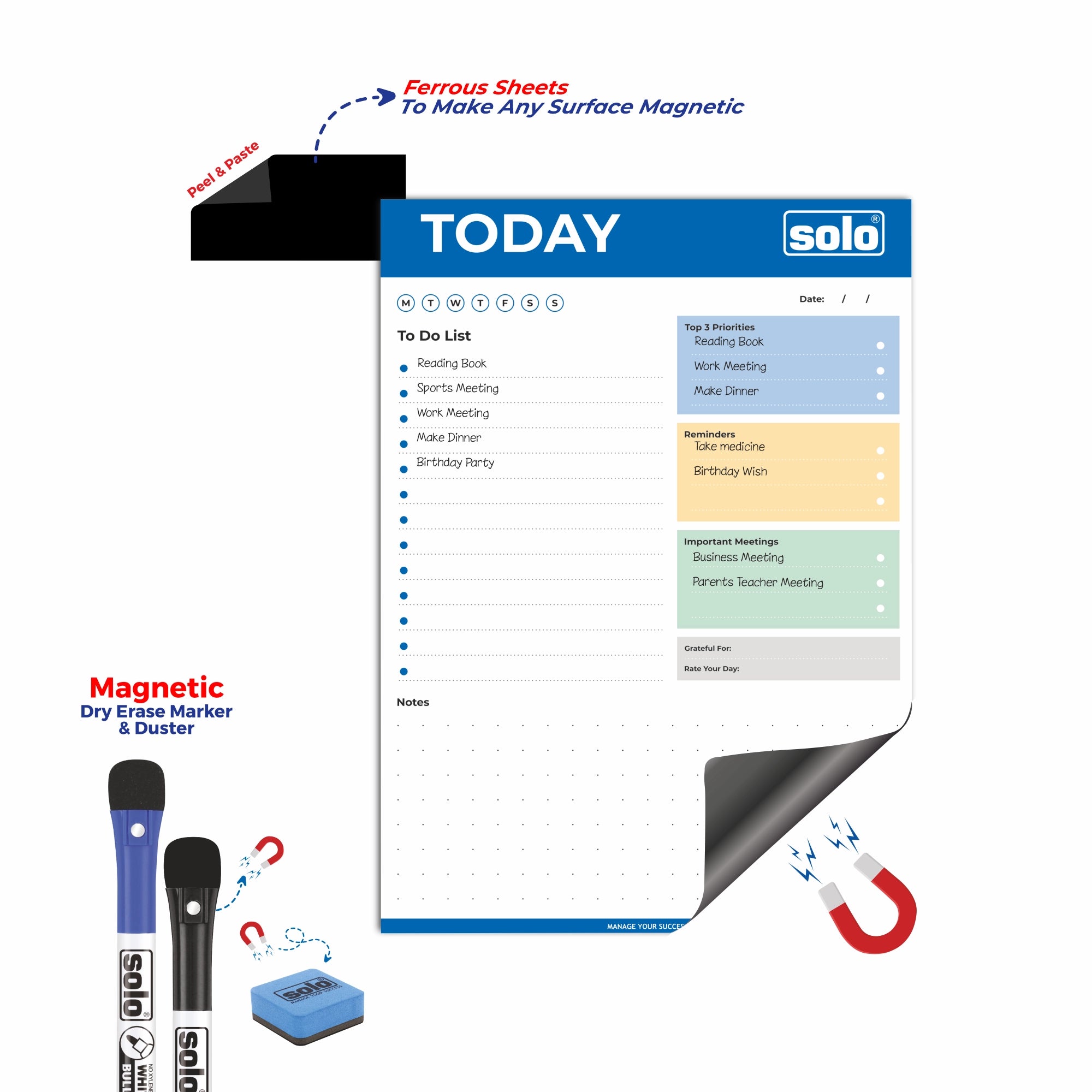 Magnetic Whiteboard Planners