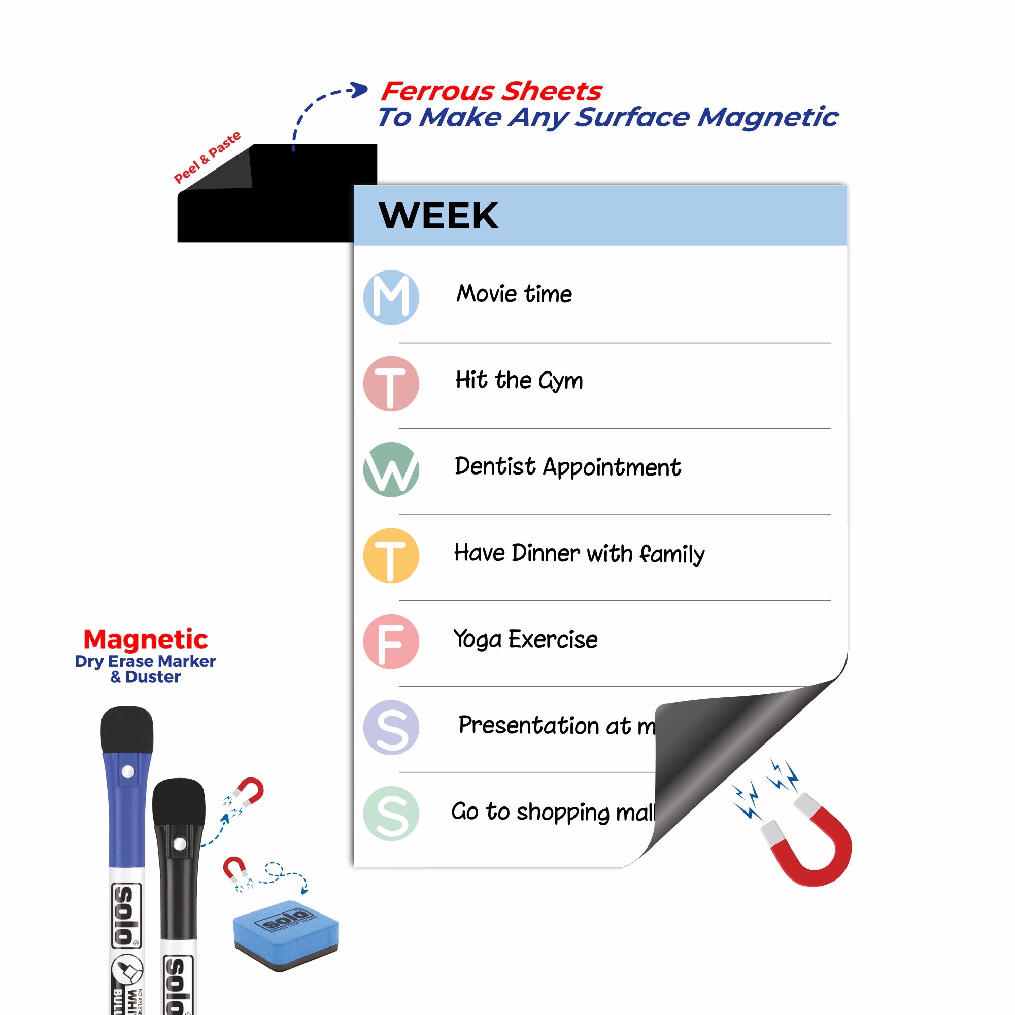 Magnetic Whiteboard Planners