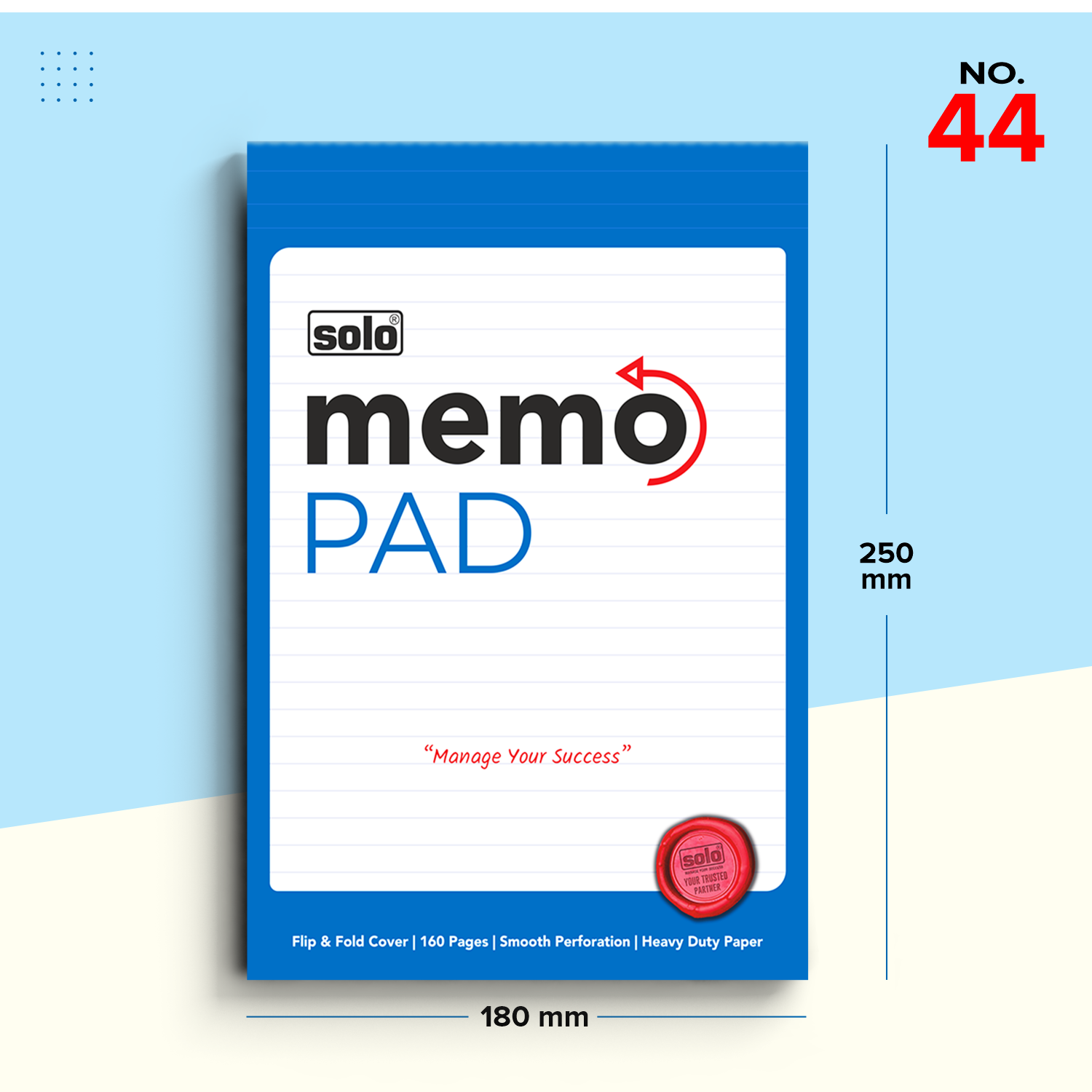 SOLO Memo Pad – The New Age Pad of India | Paper Cover | Pack of 5