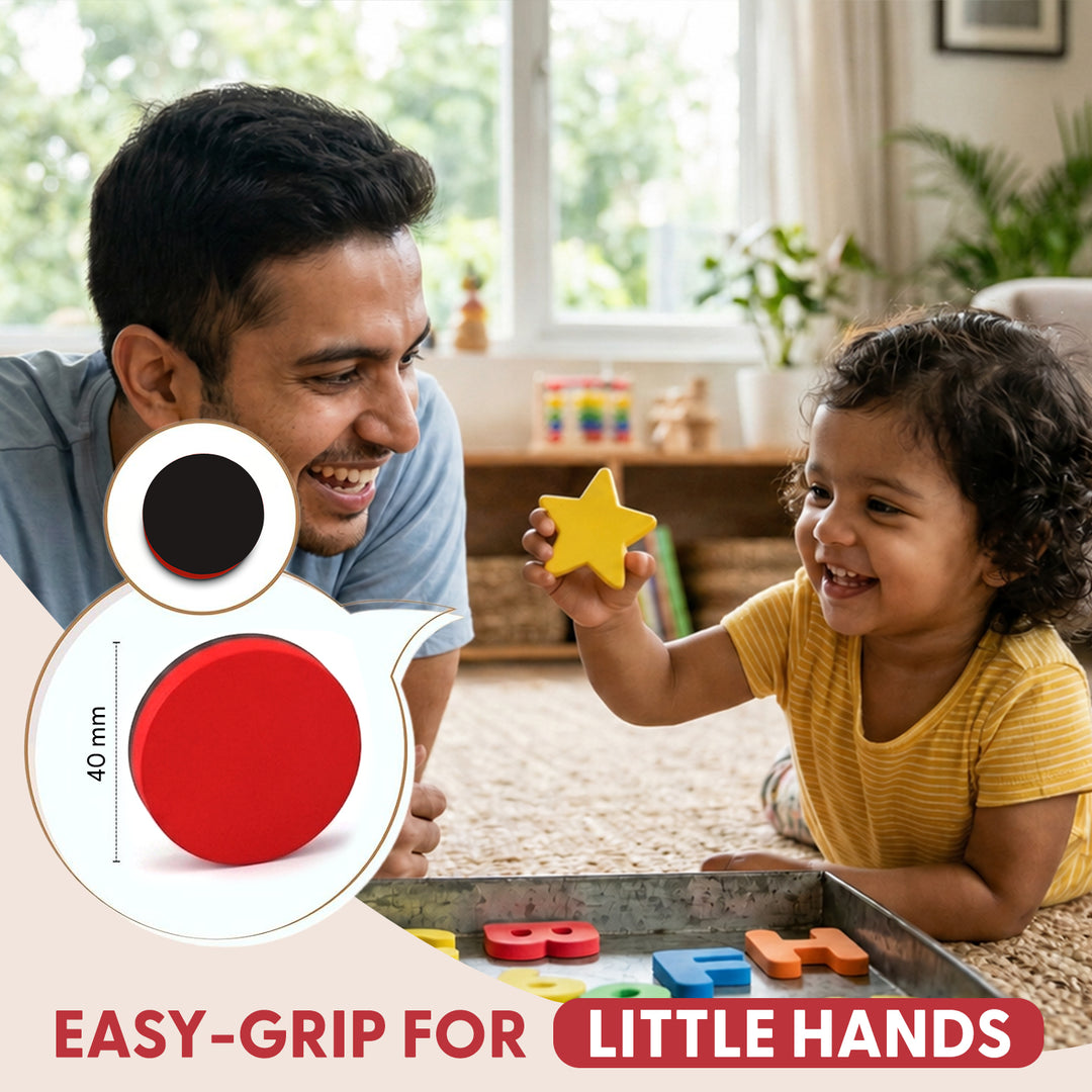 MagPlay Magnetic Shapes for Kids | 27 Shapes