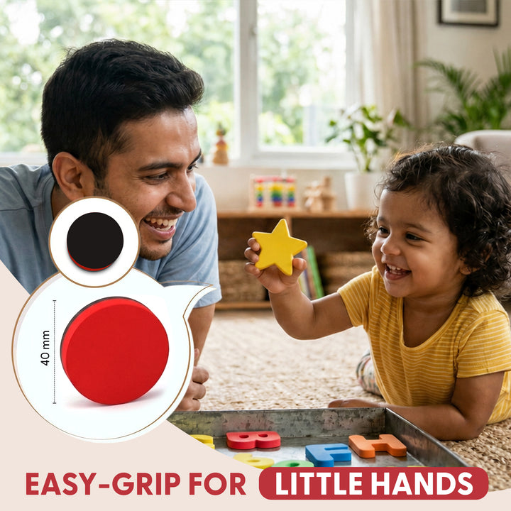 MagPlay Magnetic Shapes for Kids | 27 Shapes