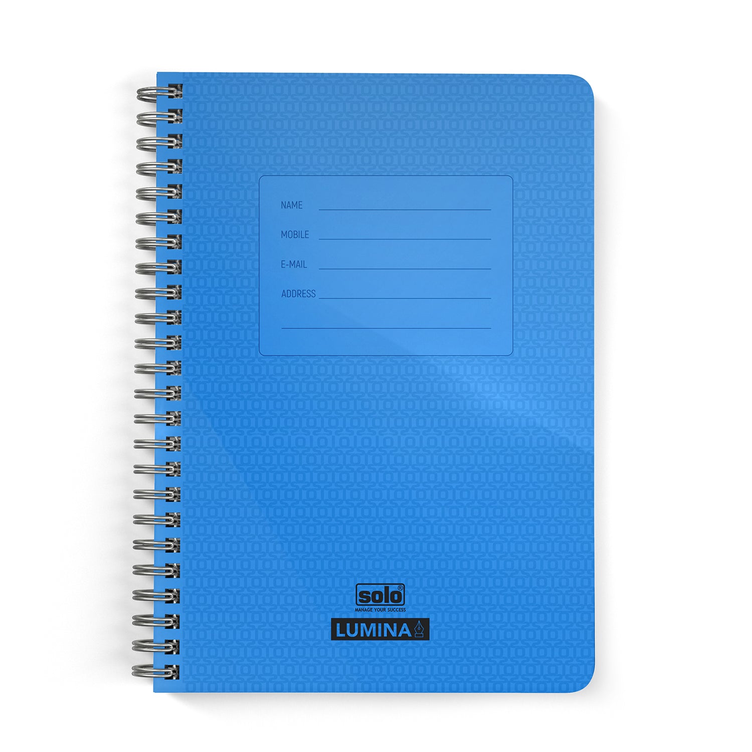 Premium Notebook - LUMINA | Transparent PP Cover | 140 Pages, (NA578)