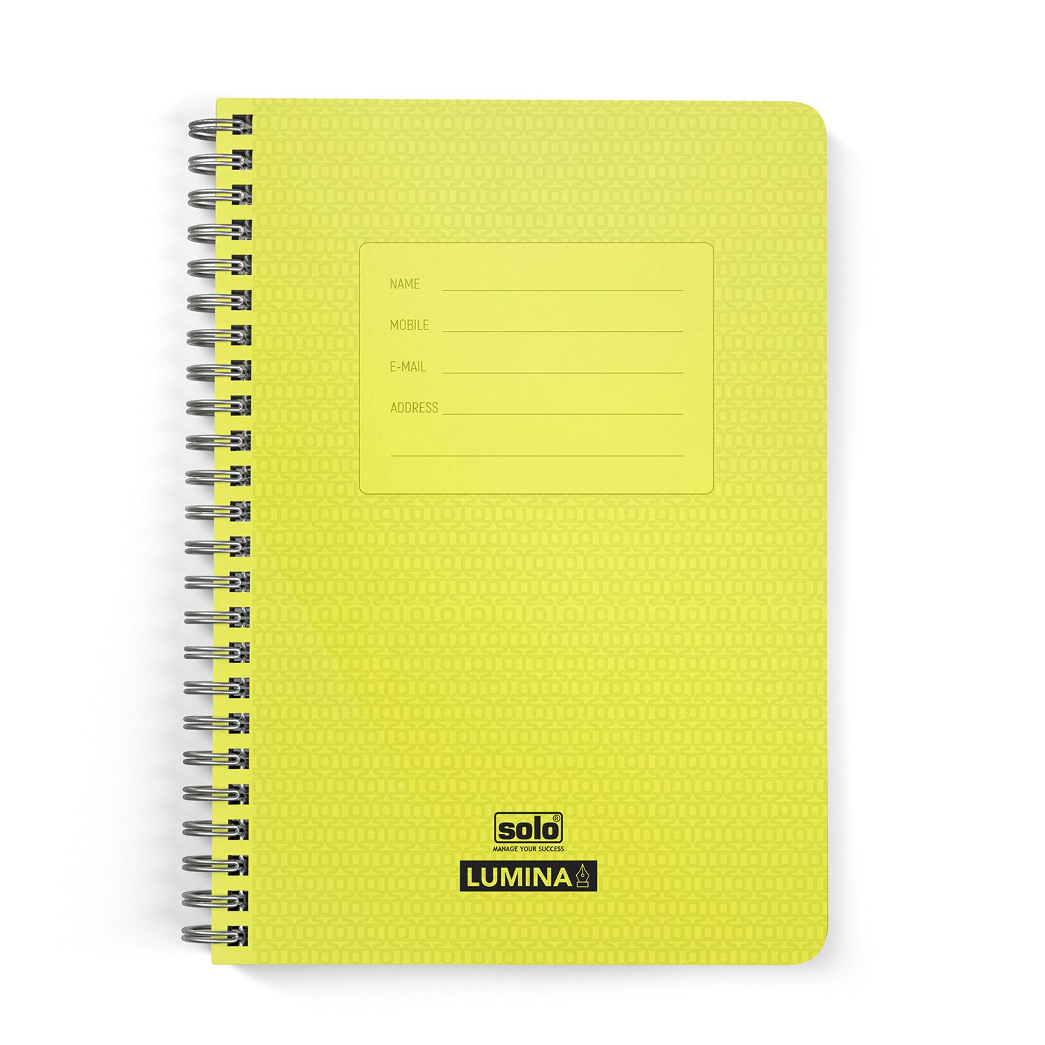 Premium Notebook - LUMINA | Transparent PP Cover | 140 Pages, (NA578)