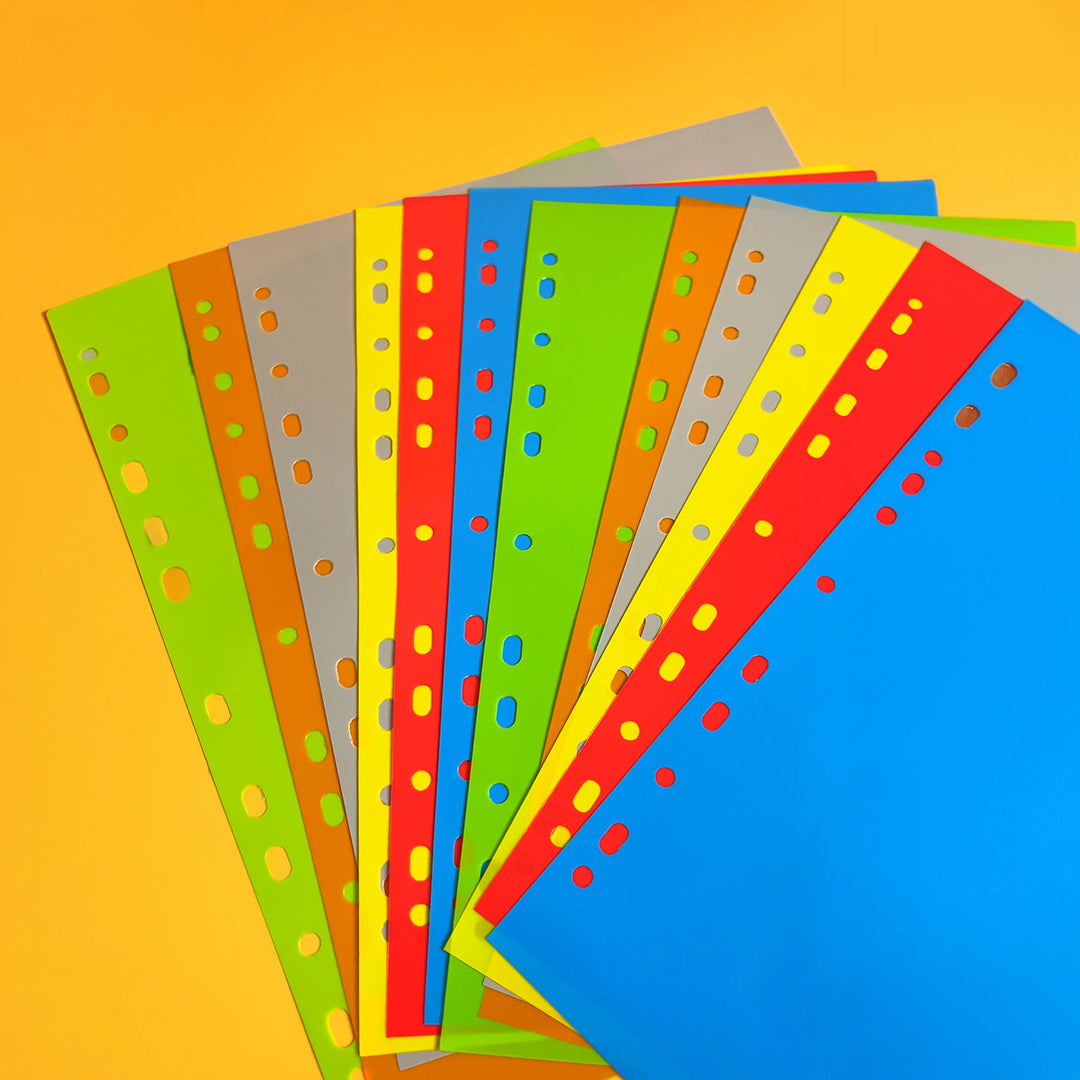 12 Monthly Tax Filing Organizer | 1 to 12 Tabs | A4 | Multicolor