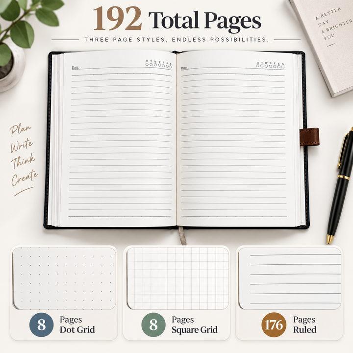 The Muse Notebook (Ruled) – Hardcover (LPNB3), A5