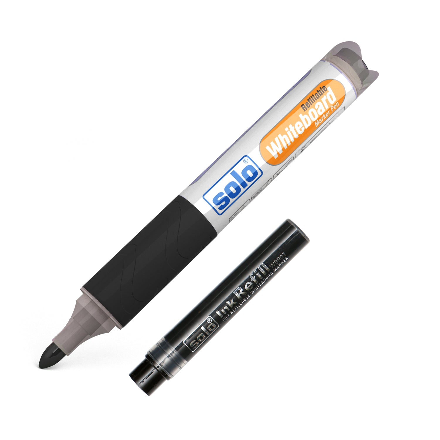 Refillable White Board Marker Pen With Pump (Pack of 10)  WBM01N