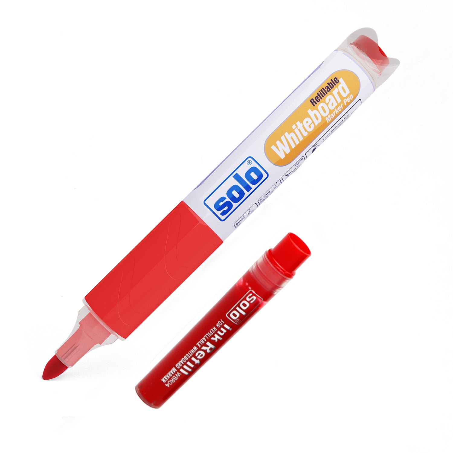 Refillable White Board Marker Pen With Pump (Pack of 10)  WBM01N