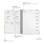 2025 Weekly Planner, Hard Bound Cover Journal for 53 Weeks Undated | A5 Size | Helps to Schedule Your Day, Manage To - Do List & Goals Tracker - Filex Systems Pvt Ltd