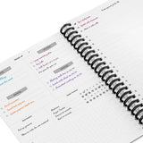 2025 Weekly Planner, Hard Bound Cover Journal for 53 Weeks Undated | A5 Size | Helps to Schedule Your Day, Manage To - Do List & Goals Tracker - Filex Systems Pvt Ltd