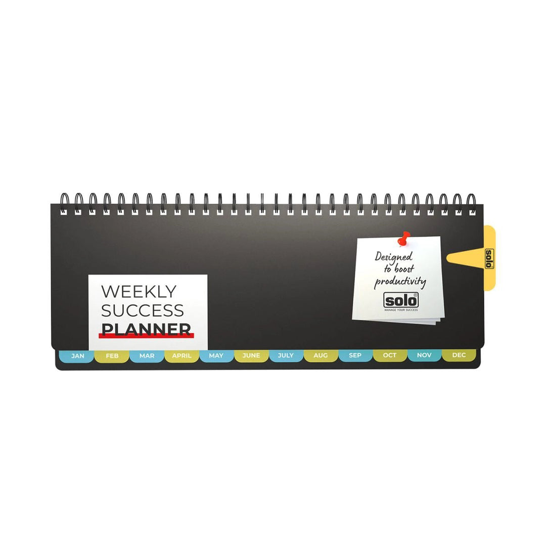 2025 Weekly Success Planner With Re - Attachable Monthly Calendars | Landscape - Filex Systems Pvt Ltd