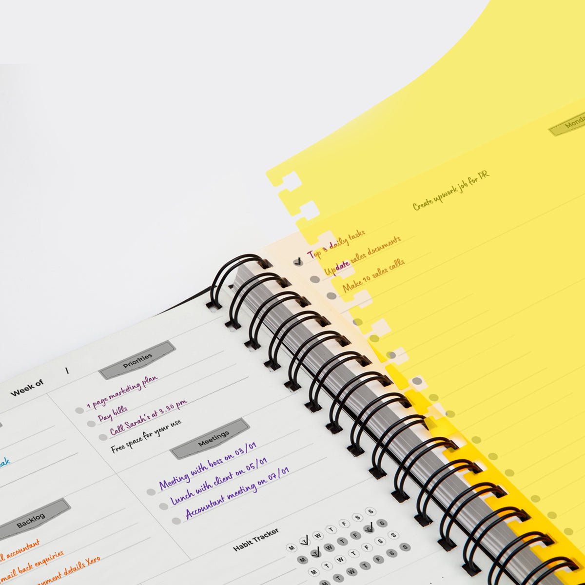 2026 Weekly Success Planner With Re-Attachable Monthly Calendars | Por ...