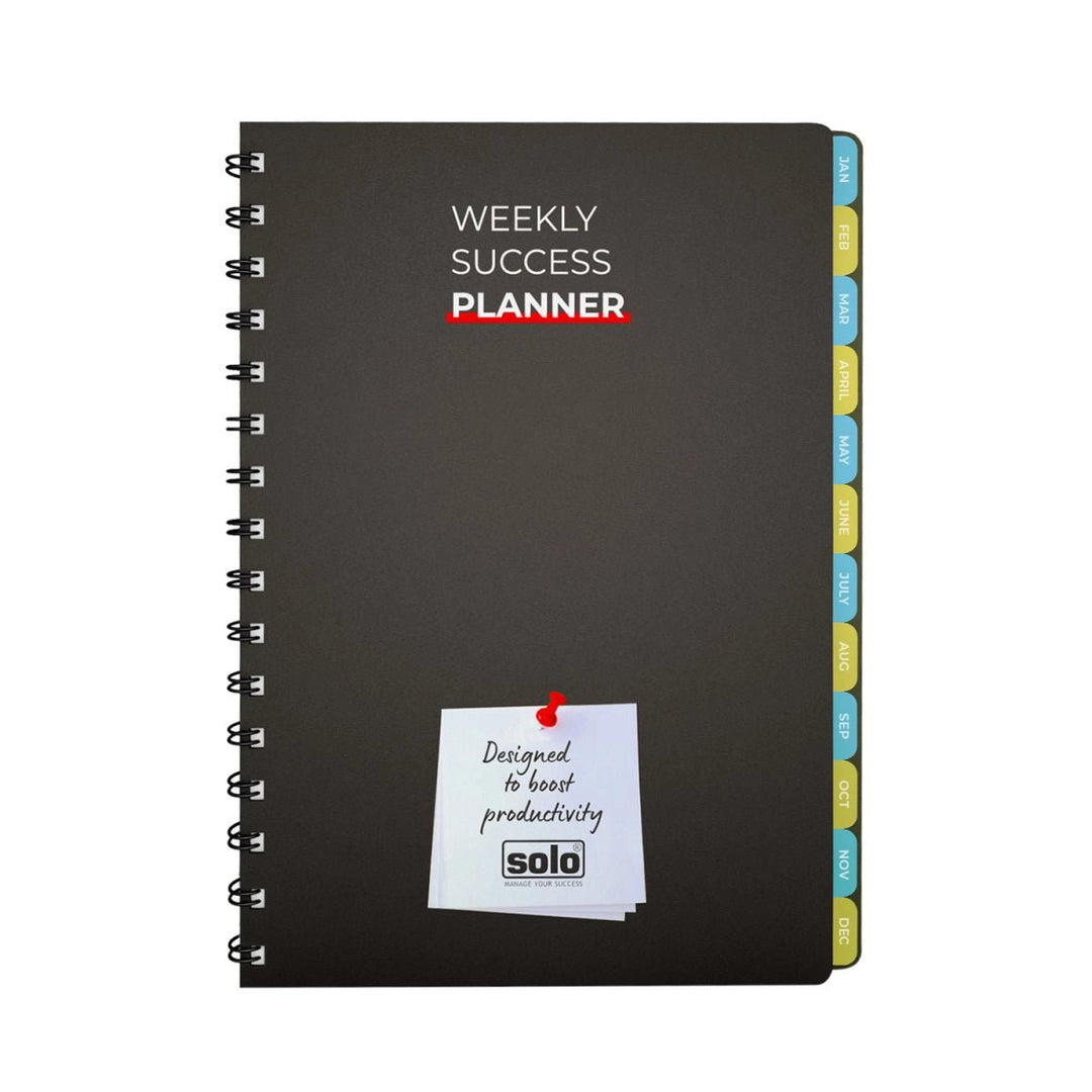 2025 Weekly Success Planner WIth Re - Attachable Monthly Calendars | Portrait - Filex Systems Pvt Ltd