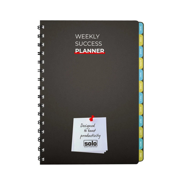2025 Weekly Success Planner WIth Re - Attachable Monthly Calendars | Portrait - Filex Systems Pvt Ltd