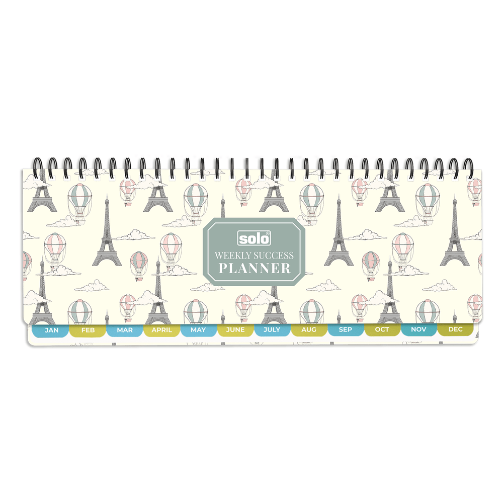 2026 Weekly Success Planner With Re - Attachable Monthly Calendars | Landscape | WSP01P - Filex Systems Pvt Ltd