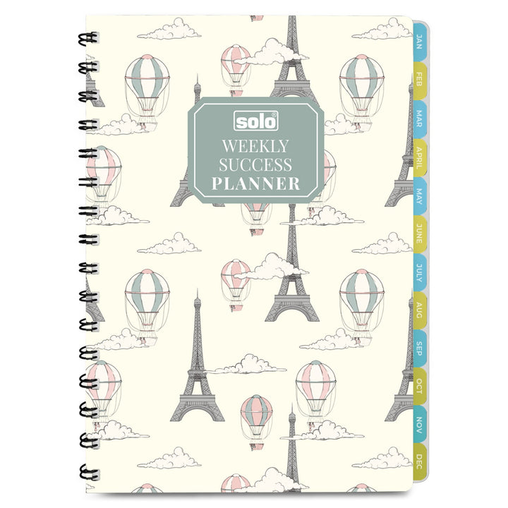 2026 Weekly Success Planner With Re - Attachable Monthly Calendars | Portrait | A5 Size - Filex Systems Pvt Ltd