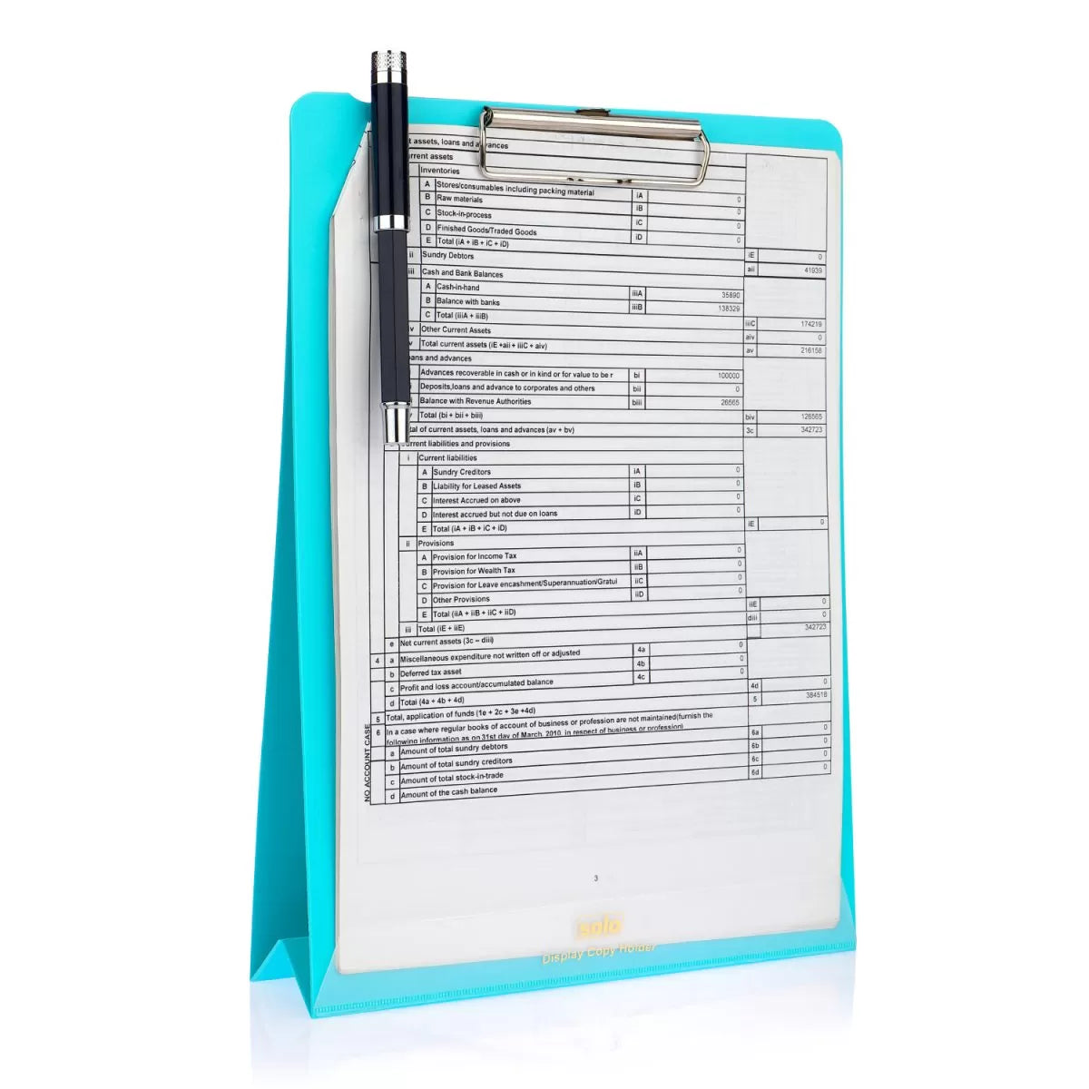 Display Clip Board Stand – A4 (DCBA4)