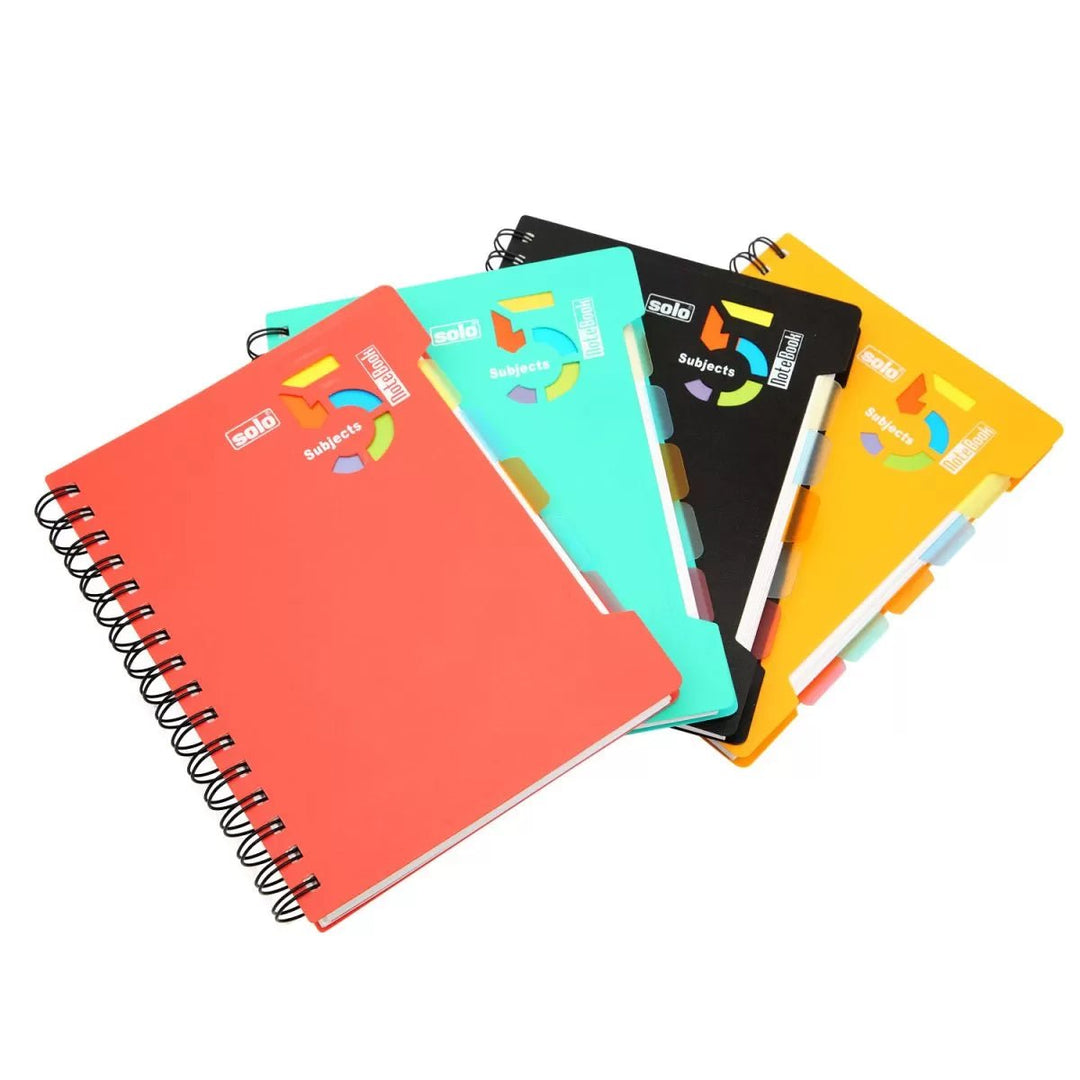 5 - Subjects Notebook – 300 Pages, Pack of 4 - Filex Systems Pvt Ltd