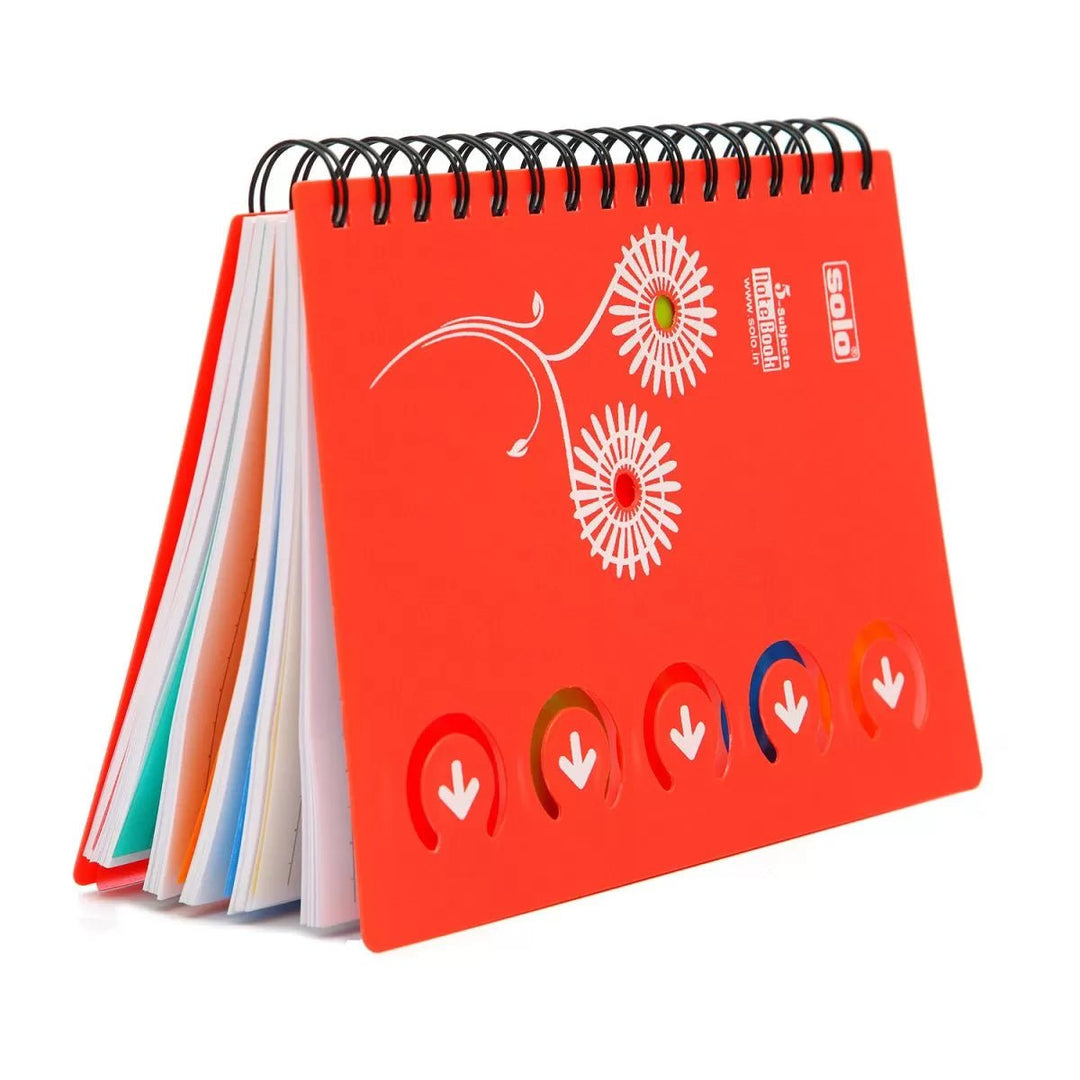 5 - Subjects Notebook, Pack of 4 pcs, A5 (NA553) - Filex Systems Pvt Ltd