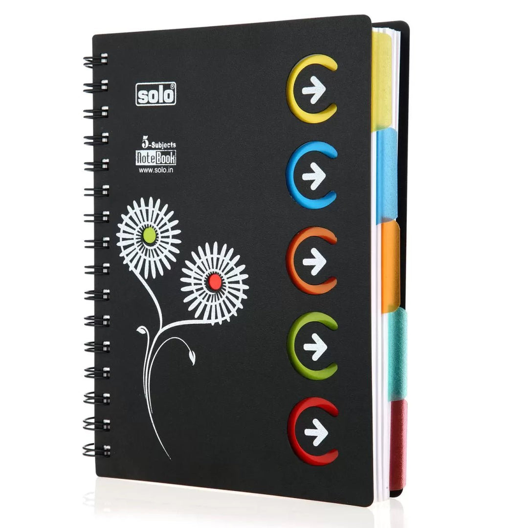 5 - Subjects Notebook, Pack of 4 pcs, A5 (NA553) - Filex Systems Pvt Ltd