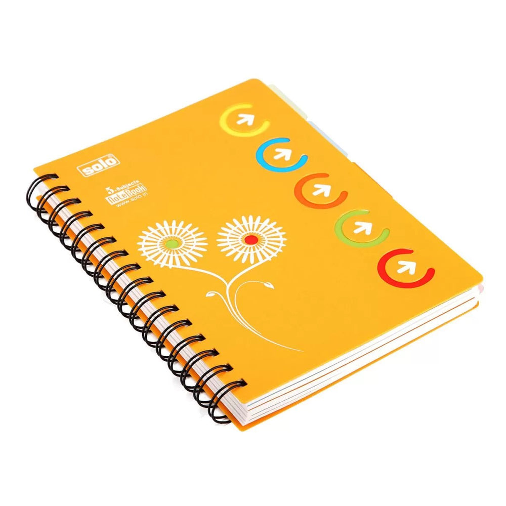 5 - Subjects Notebook, Pack of 4 pcs, A5 (NA553) - Filex Systems Pvt Ltd