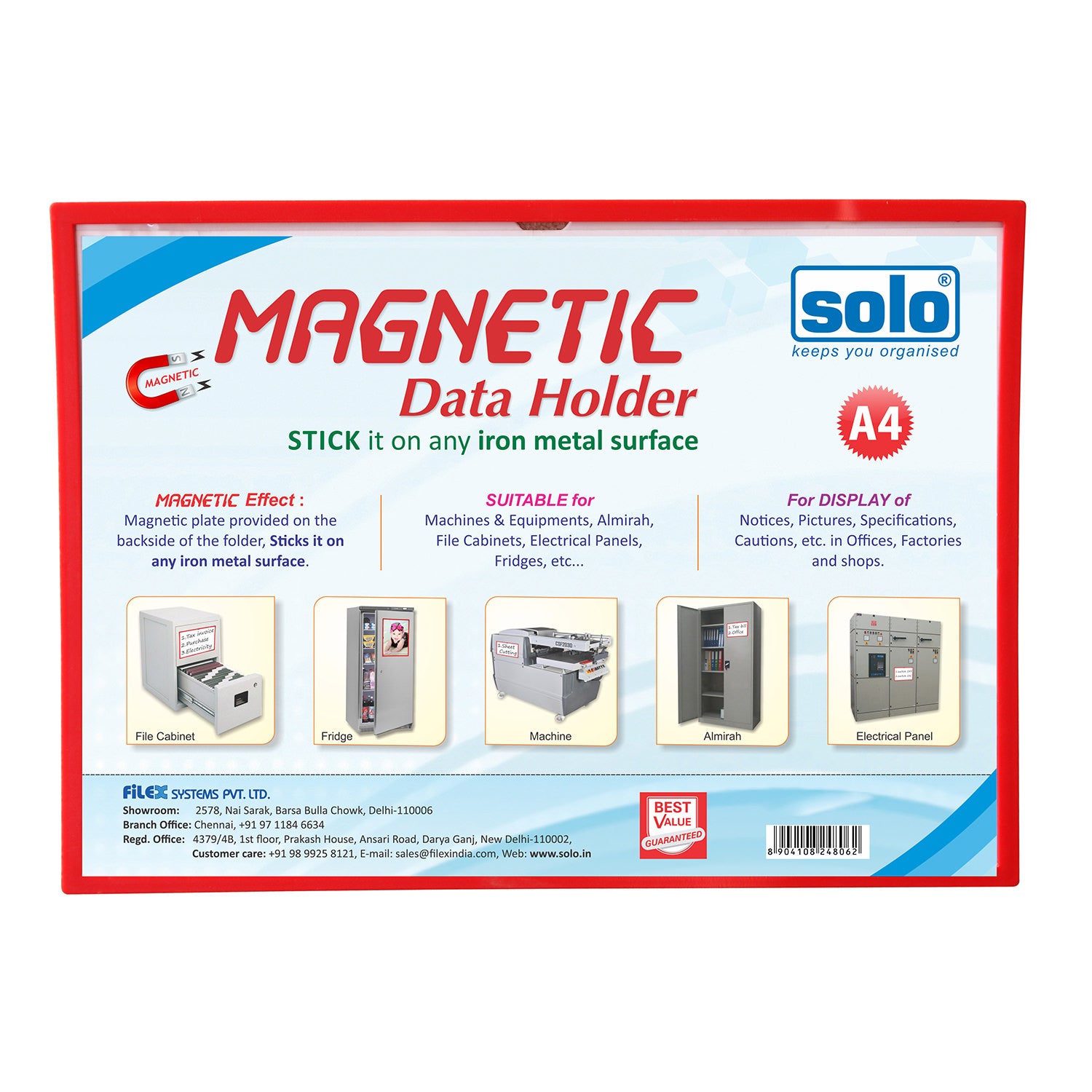 Magnetic Data Folder (Pack of 2)