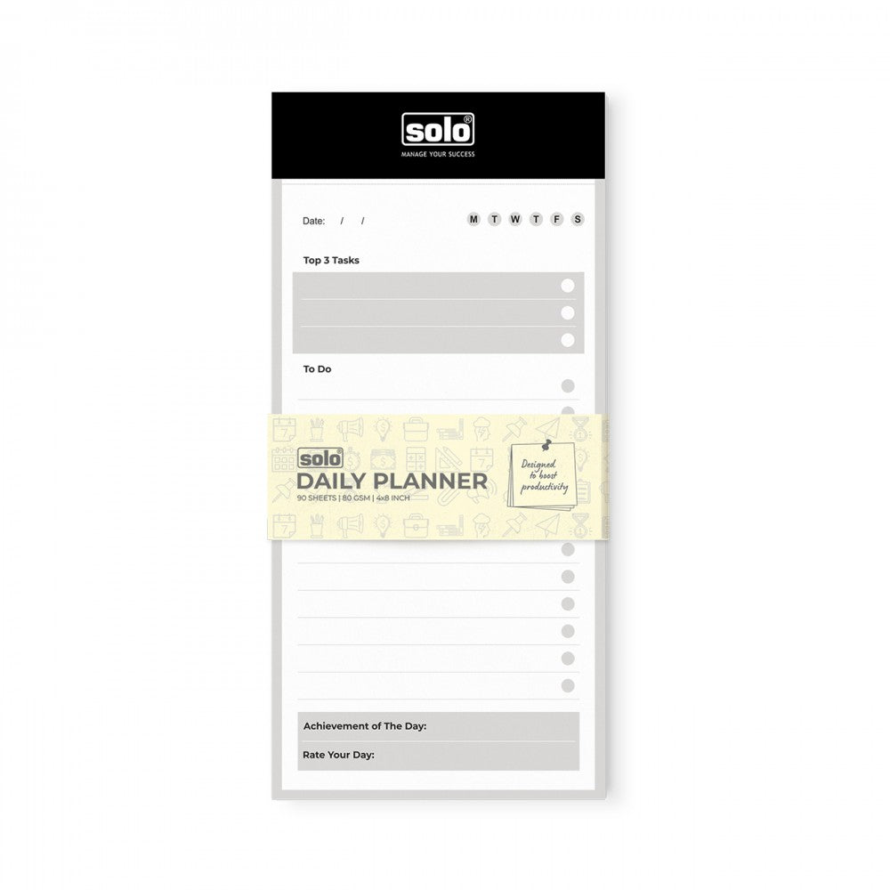 SOLO Daily Planner | Things To Do Pads of 90 tear off sheets