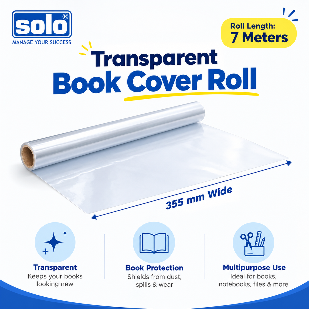 Transparent Books Cover Roll | 360mm x 7 Mtr. | Pack of 2