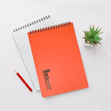 Notes Pad-Top Wiro/Spiral Bound | Single Line | A5 / B6 Size | 100 Pages | Pack of 5