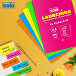 A4 Coloured Papers (5 Sheets each color) Copy Printing/Art and Craft Paper Double Sided - Filex Systems Pvt Ltd
