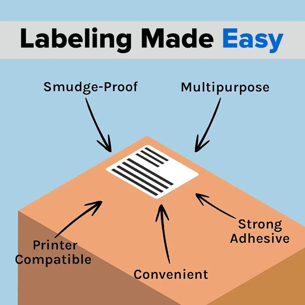A4 Self Adhesive Paper Label Stickers for Laser & Inkjet Printers – Pack of 100 Sheets, for Shipping, Address, Folders, Industrial use - Filex Systems Pvt Ltd