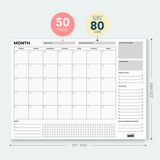A4 Tear Off Daily Planner | Comprehensive Daily To Do List | For Office, Home & School | 50 Sheets Per Pad, 80 GSM - Filex Systems Pvt Ltd