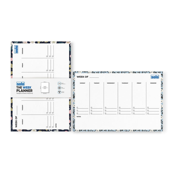 A5 Tear Off Daily Planner | Comprehensive Daily To Do List | For Office, Home & School | 50 Sheets Per Pad, 80 GSM, Pack of 2 - Filex Systems Pvt Ltd