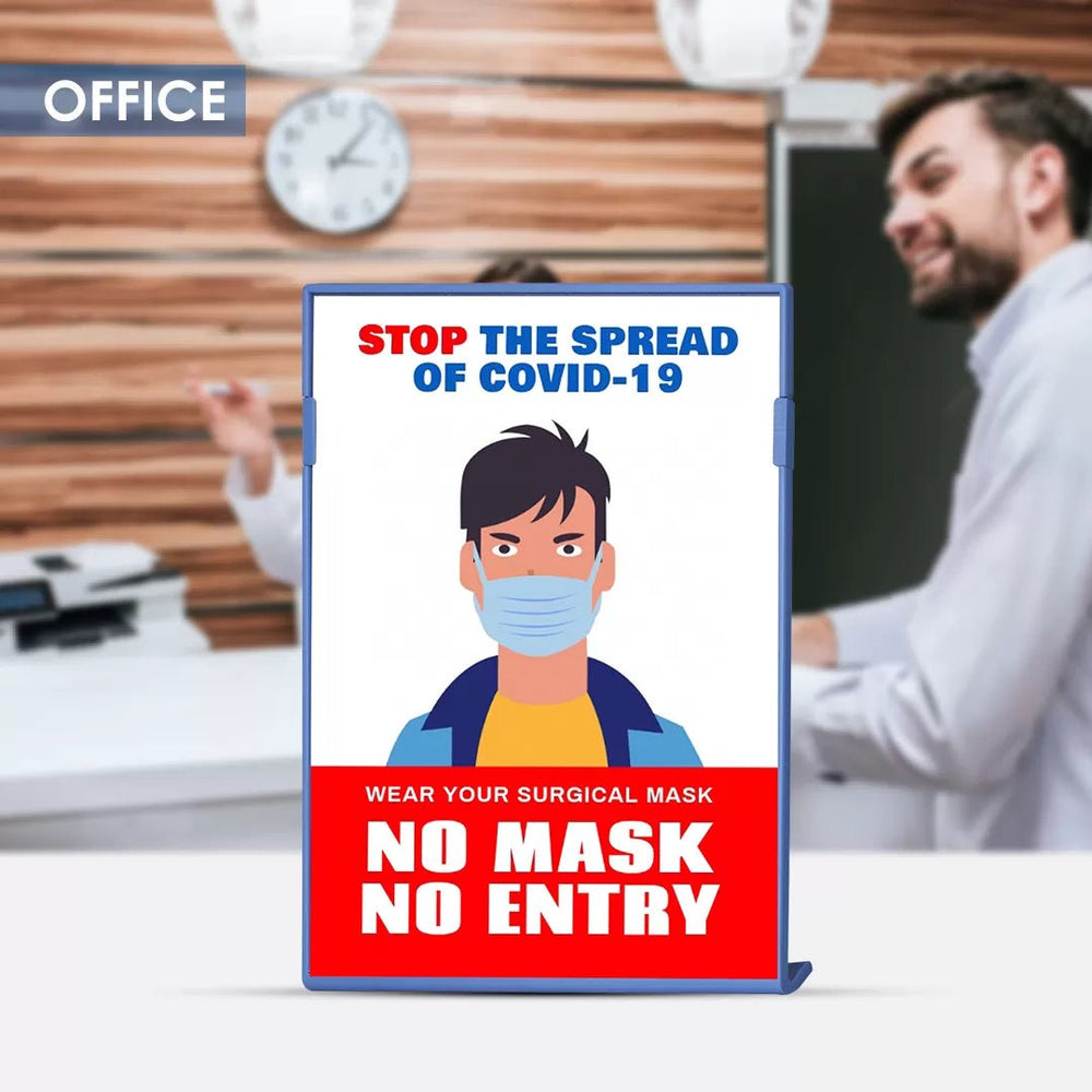 AD - UP Display Stand – Plastic, Single Side | Pack of 4 - Filex Systems Pvt Ltd