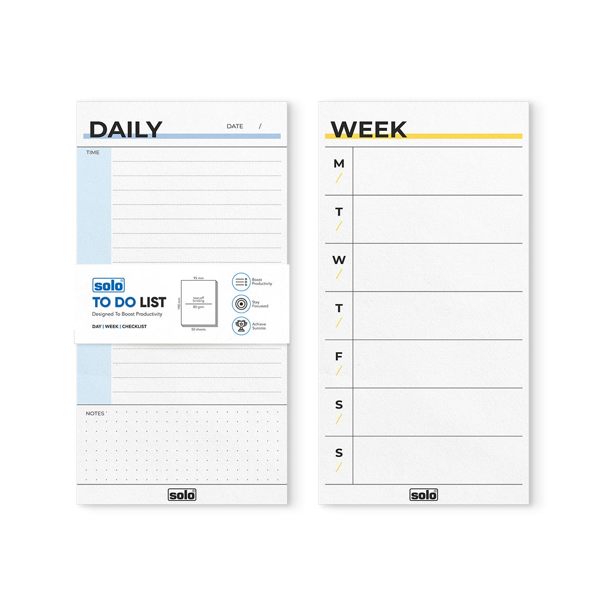 thumbnail image 2 of QSSRWNAO To Do List Notepad,Daily Planner Notebook- 52 Sheets Tear-Off Paper, A4 2 of 11