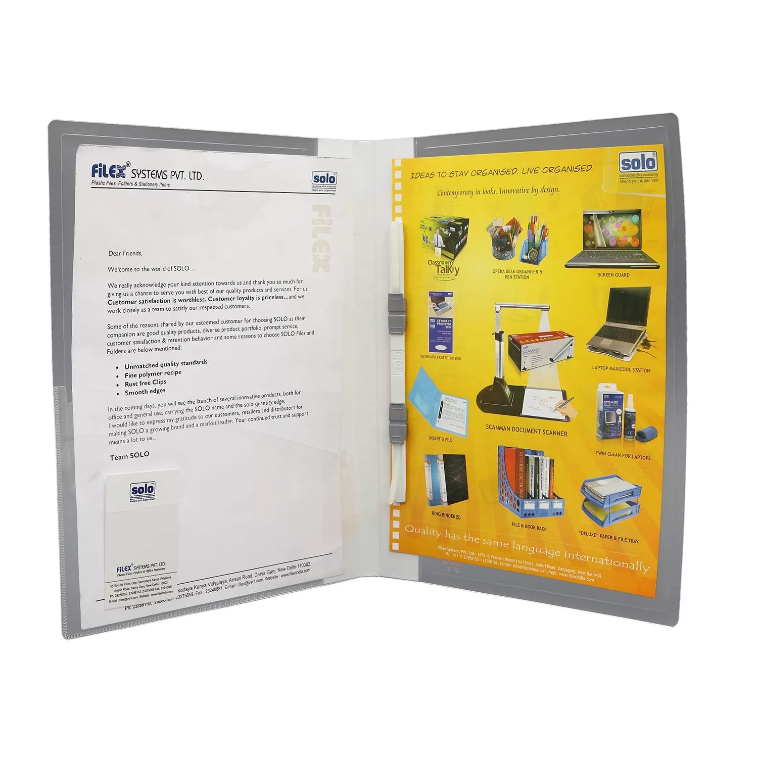 Business File – A4 (BF101), Pack of 10 – Filex Systems Pvt Ltd