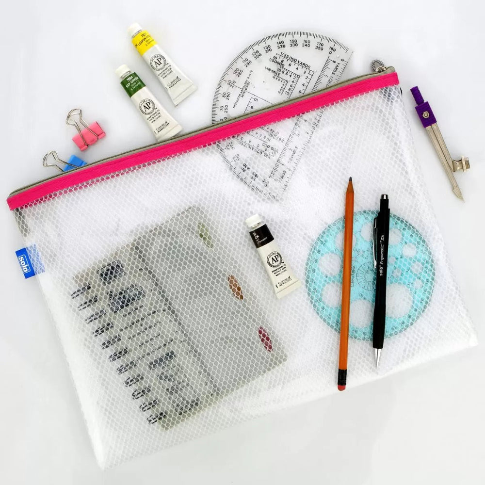 CARRY.ALL – Soft touch daily utilities zipper bag – (A4) EVA41, Pack of 2 - Filex Systems Pvt Ltd