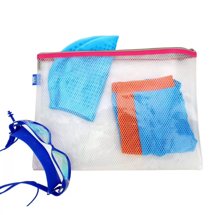 CARRY.ALL – Soft touch daily utilities zipper bag – (A4) EVA41, Pack of 2 - Filex Systems Pvt Ltd