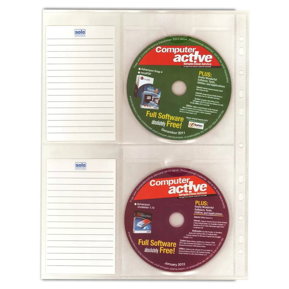 CD Wallet Pocket with Label (CD010) Pack of 10 pcs. - Filex Systems Pvt Ltd