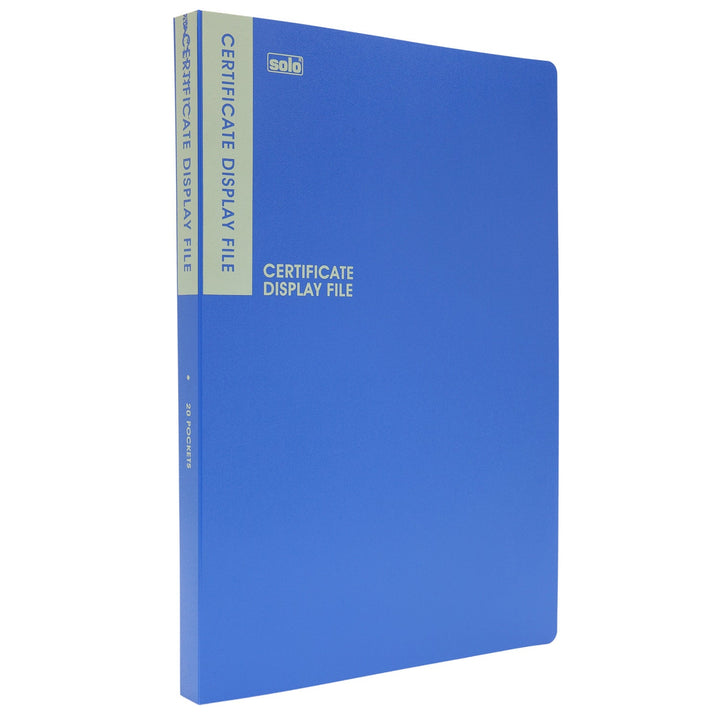Certificate Display File – 20 Pockets, B4 size (DF502) - Filex Systems Pvt Ltd