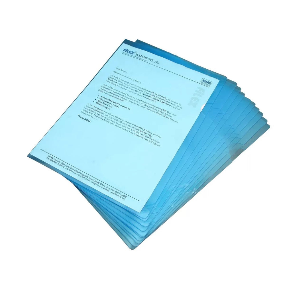 Clear Holder – Pack of 10 - Filex Systems Pvt Ltd