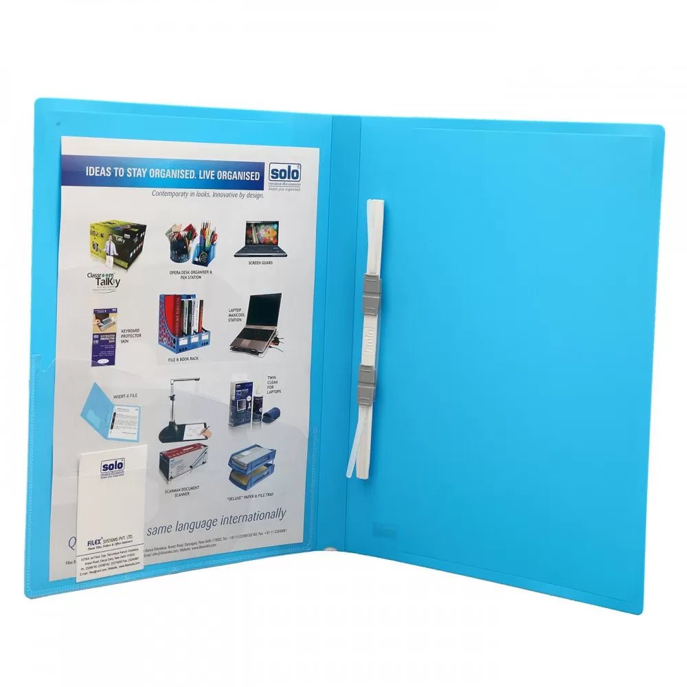 Delux Clip Files – A4 (DC101) - Filex Systems Pvt Ltd